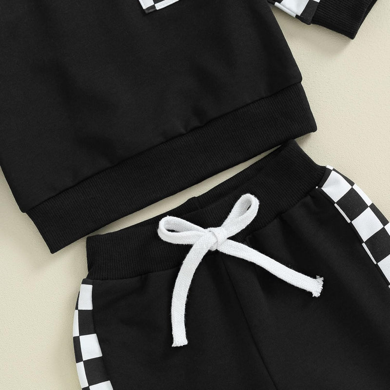Baby Jogger Winter Set – Contrast Sweatshirt and Trousers-A-0-6 Months-State of Style