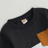Baby Jogger Winter Set – Contrast Sweatshirt and Trousers-A-0-6 Months-State of Style