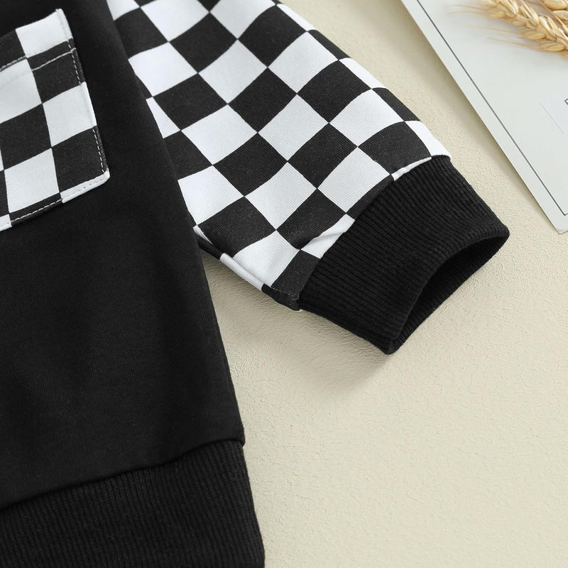 Baby Jogger Winter Set – Contrast Sweatshirt and Trousers-A-0-6 Months-State of Style