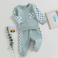 Baby Jogger Winter Set – Contrast Sweatshirt and Trousers-A-0-6 Months-State of Style
