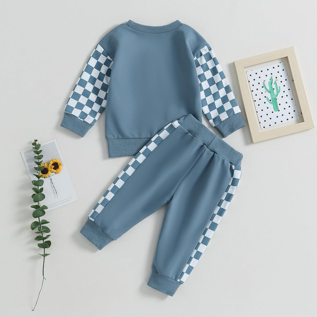 Baby Jogger Winter Set – Contrast Sweatshirt and Trousers-F-0-6 Months-State of Style