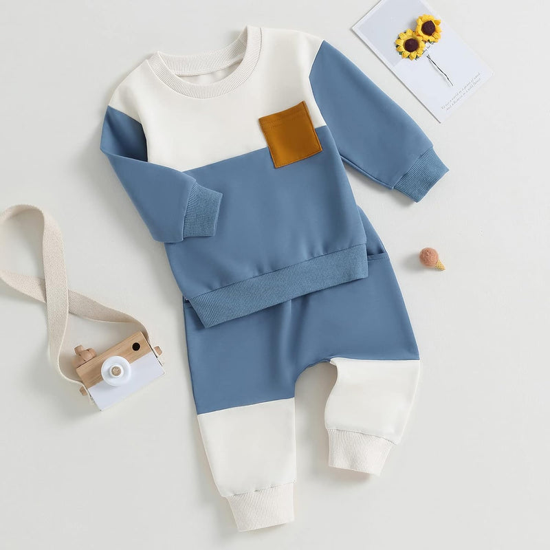 Baby Jogger Winter Set – Contrast Sweatshirt and Trousers-G-0-6 Months-State of Style
