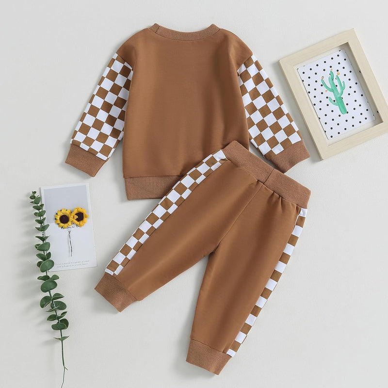 Baby Jogger Winter Set – Contrast Sweatshirt and Trousers-J-0-6 Months-State of Style