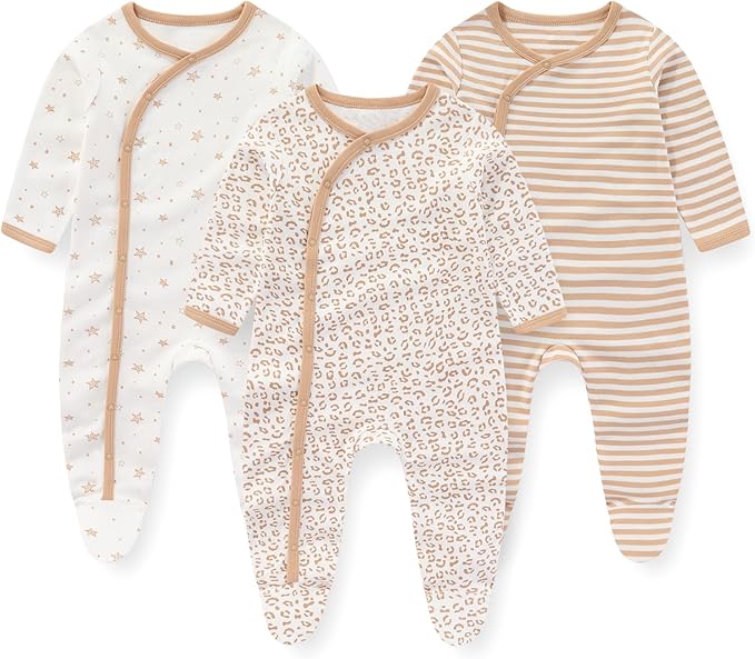 Baby Rompers 3-12 Months - Set of 3 Pieces-SET A-3 - 6 months-State of Style