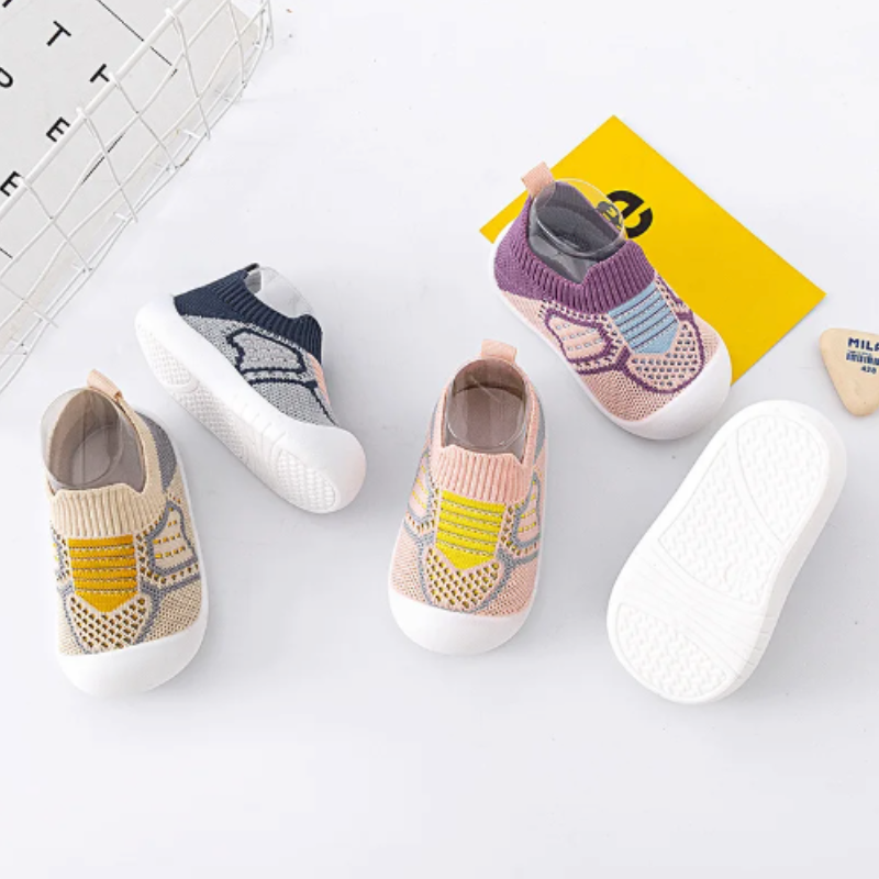 Baby Shoes - HappySteps-6-9 Months | 17/18-Beige-State of Style