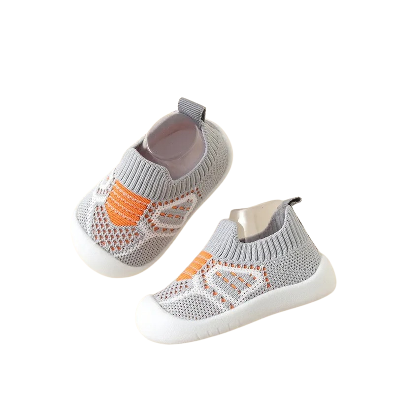 Baby Shoes - HappySteps-6-9 Months | 17/18-Grey-State of Style
