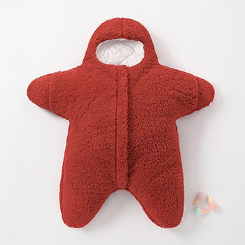 Baby Starfish Sleeping Bag - StarrySnug-Red-0-2 Months-State of Style