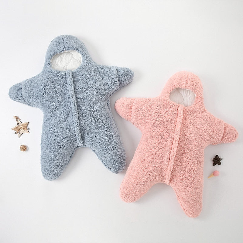 Baby Starfish Sleeping Bag - StarrySnug-White-0-2 Months-State of Style