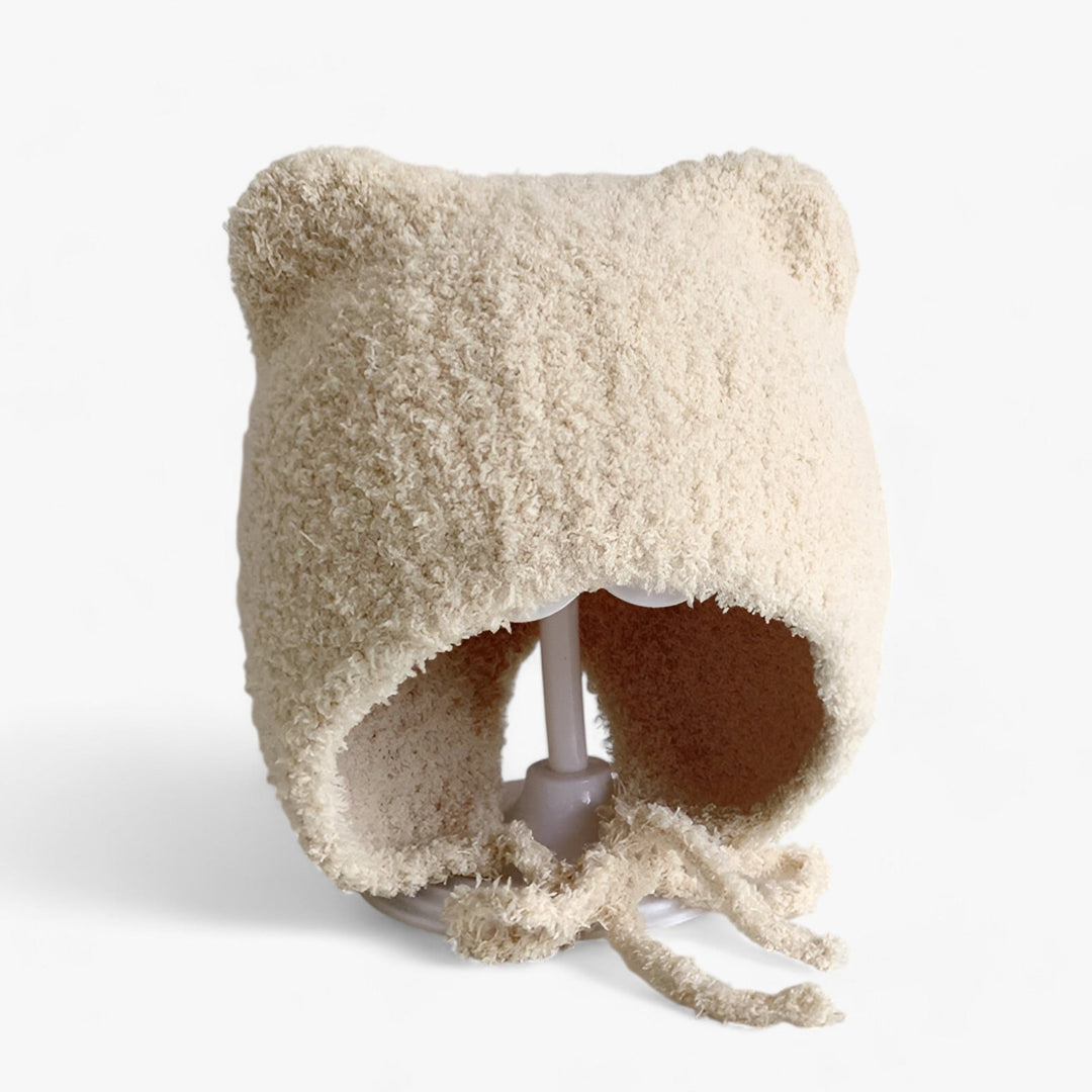 Baby Winter Hat with Ear Flaps - Soft Warmth and Adorable Design - Finn-Beige-Baby 0-3 years-State of Style