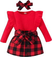 Baby Winter Set – Knitted Turtleneck and Dress Set-A-6-12 Months-State of Style