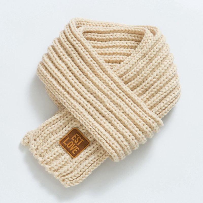BabyScarf | Kids' Neck Scarf-Beige-118CM x 9CM-2–12 years-State of Style