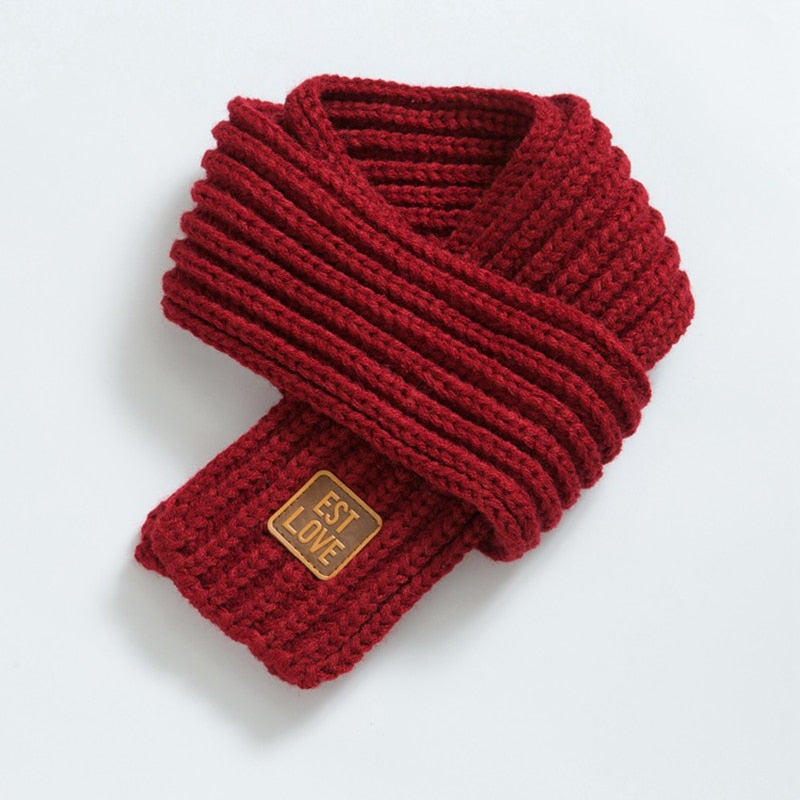 BabyScarf | Kids' Neck Scarf-Bordeaux-118CM x 9CM-2–12 years-State of Style