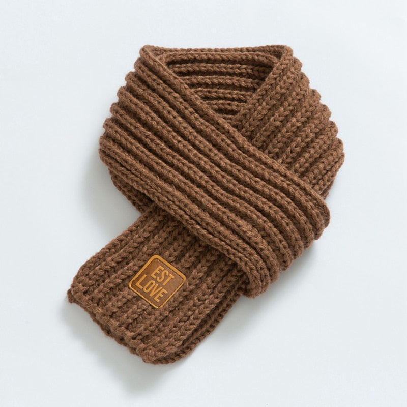 BabyScarf | Kids' Neck Scarf-Brown-118CM x 9CM-2–12 years-State of Style