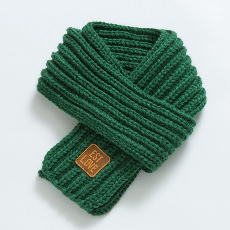 BabyScarf | Kids' Neck Scarf-Green-118CM x 9CM-2–12 years-State of Style