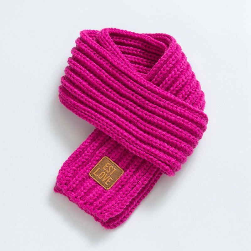 BabyScarf | Kids' Neck Scarf-Rose-118CM x 9CM-2–12 years-State of Style