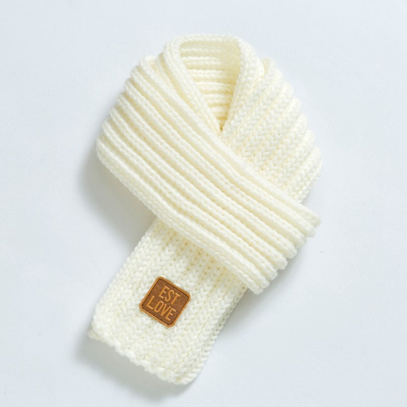 BabyScarf | Kids' Neck Scarf-White-118CM x 9CM-2–12 years-State of Style