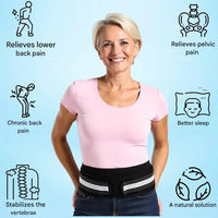 Back brace for back pain & sciatica – SpineRelief CoreBelt-1 Sameo Back Belt-M (Hip 75-110 cm)-State of Style