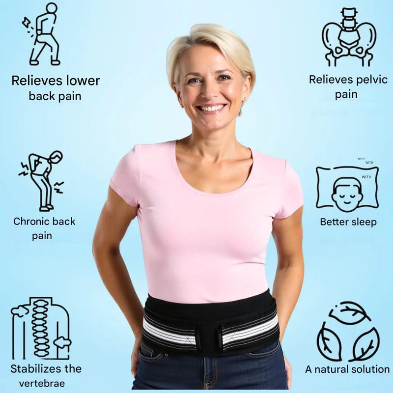 Back brace for back pain & sciatica – SpineRelief CoreBelt-1 Sameo Back Belt-M (Hip 75-110 cm)-State of Style