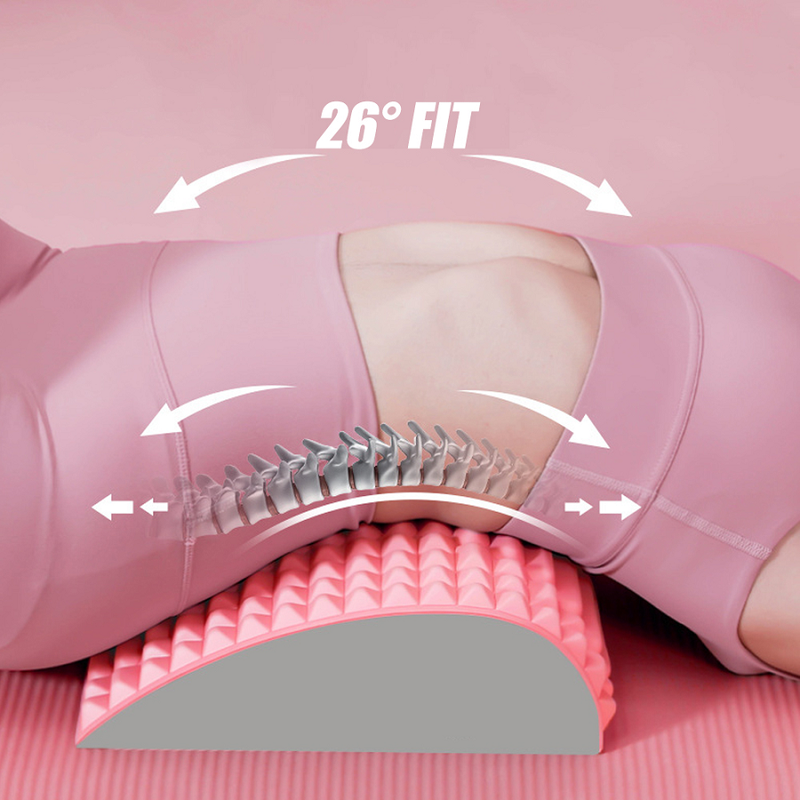 Back Stretcher for Relaxation and Better Posture - BackEase-Pink-State of Style