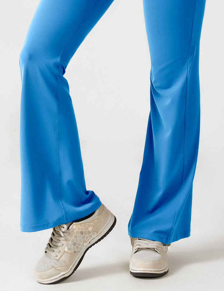 Backless jumpsuit with flared trousers – Liv-Dark blue-S-State of Style