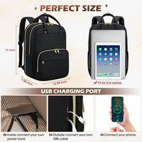Water-Resistant Travel Laptop Backpack with Organised Compartments – 15.6" Fit