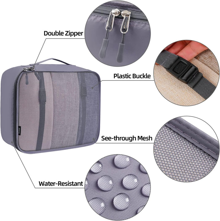10-Piece Packing Cube Set – Space-Saving Travel Organiser Bags