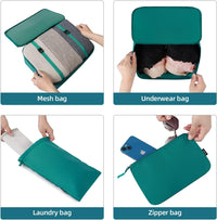 10-Piece Packing Cube Set – Space-Saving Travel Organiser Bags