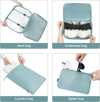 10-Piece Packing Cube Set – Space-Saving Travel Organiser Bags