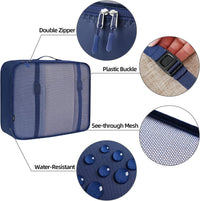 10-Piece Packing Cube Set – Space-Saving Travel Organiser Bags