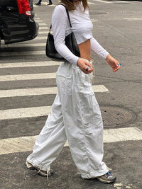 BaggiePants | Wide-Leg Pants for Women-White (Cotton)-S-State of Style