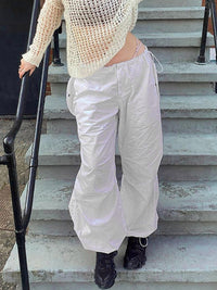 BaggiePants | Wide-Leg Pants for Women-White (Polyester)-S-State of Style