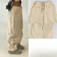 BagPants | Women's Wide-Leg Trousers-Khaki-S-State of Style
