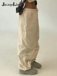 BagPants | Women's Wide-Leg Trousers-Khaki-S-State of Style