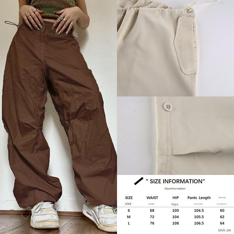 BagPants | Women's Wide-Leg Trousers-Khaki-S-State of Style