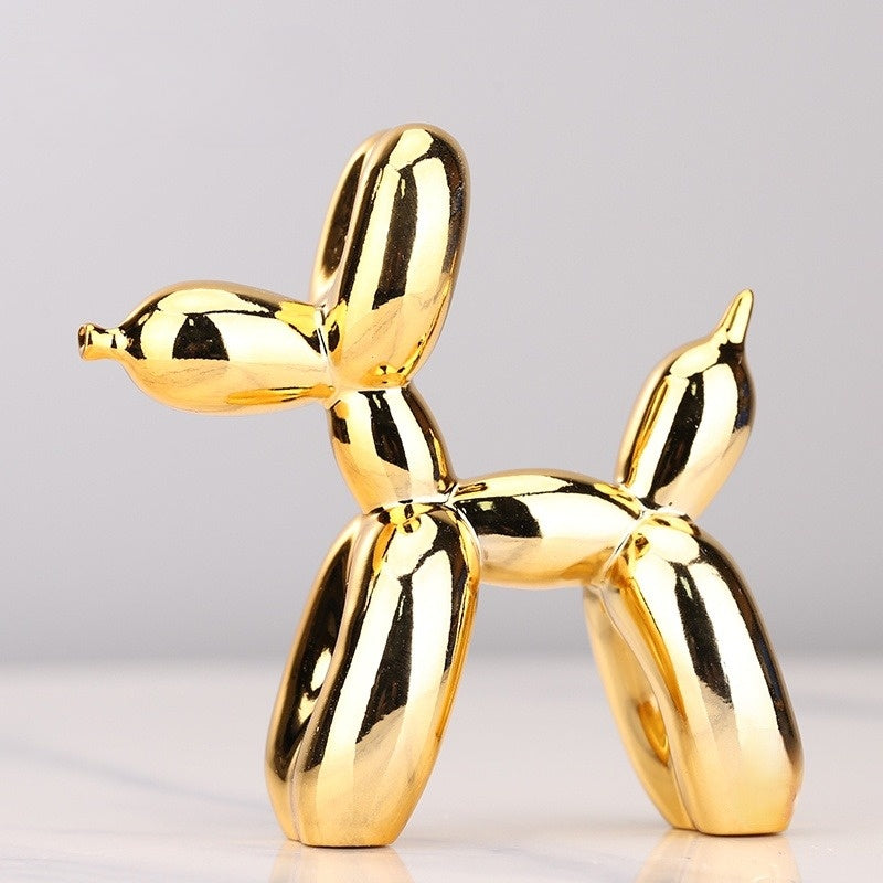 Balloon Dog Sculptures - BouncePup-Gold-State of Style