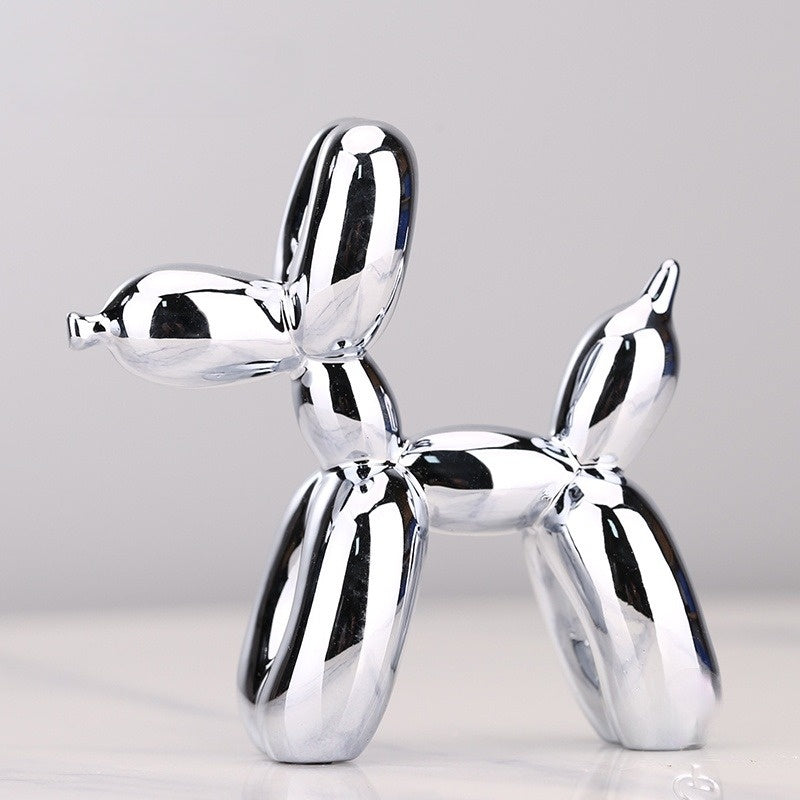 Balloon Dog Sculptures - BouncePup-Light grey-State of Style
