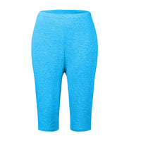Bamboo Comfort Plus High-Waisted Leggings for Plus Sizes-Blue-2XL-State of Style