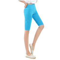 Bamboo Comfort Plus High-Waisted Leggings for Plus Sizes-Navy Blue-2XL-State of Style