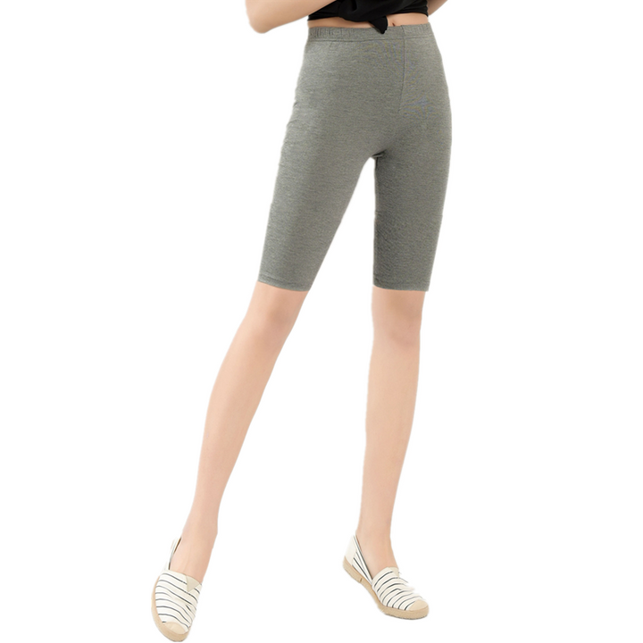 Bamboo Comfort Plus High-Waisted Leggings for Plus Sizes-Navy Blue-2XL-State of Style