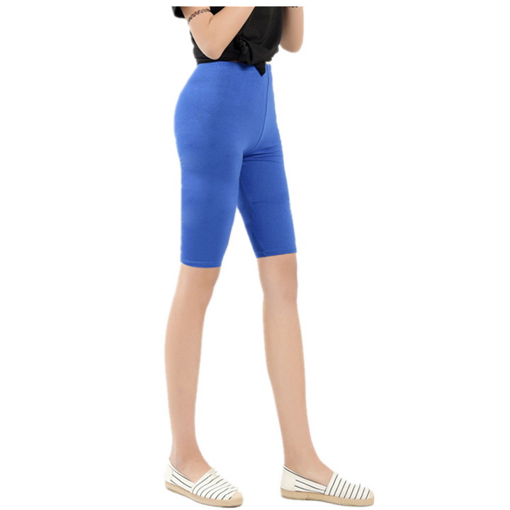 Bamboo Comfort Plus High-Waisted Leggings for Plus Sizes-Navy Blue-2XL-State of Style