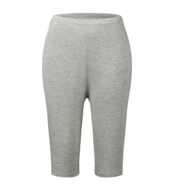 Bamboo Comfort Plus High-Waisted Leggings for Plus Sizes-Navy Blue-2XL-State of Style