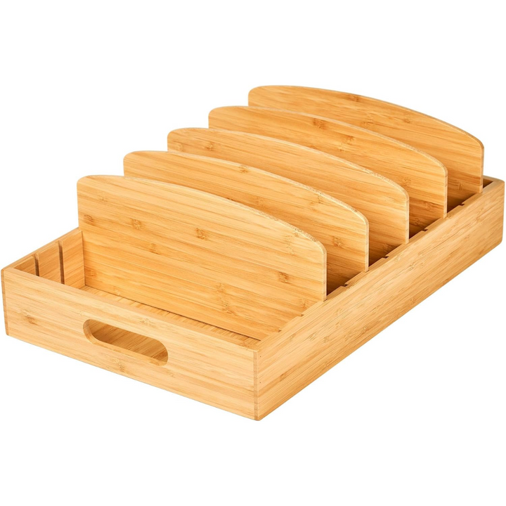 Bamboo Kitchen Organizer for Lid Storage - TopKeeper-XL With high distributors-State of Style