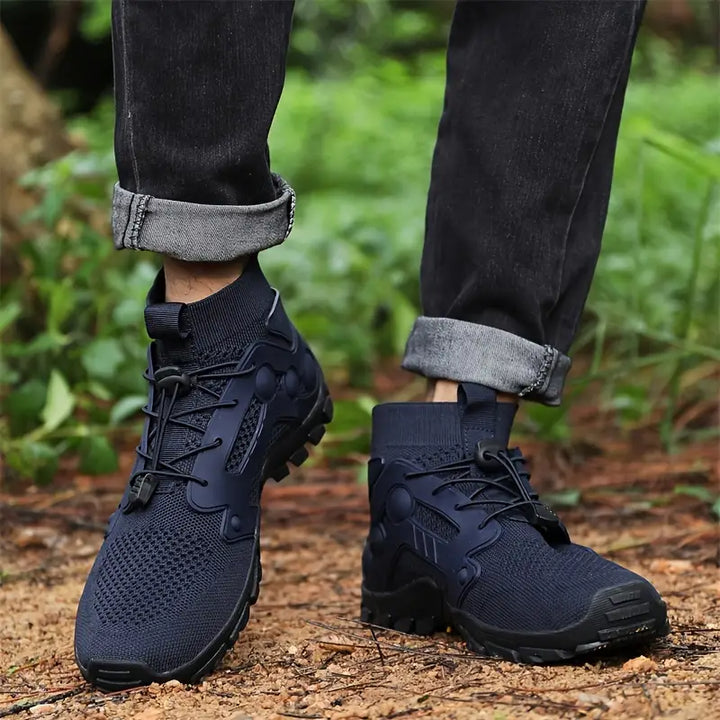 Barefoot Men's Shoes - TrailFlex-Black-5-State of Style