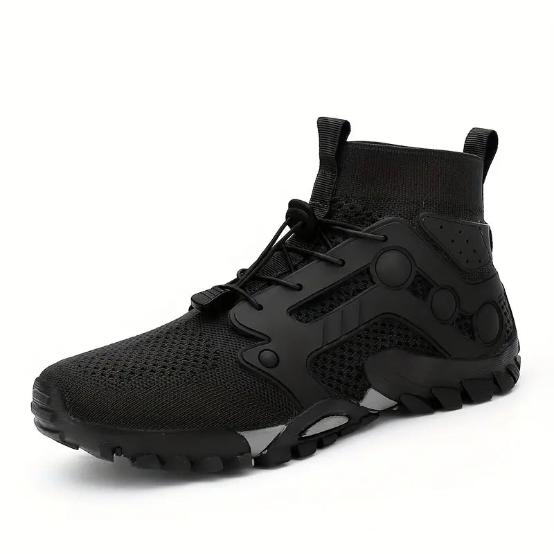 Barefoot Men's Shoes - TrailFlex-Black-5-State of Style