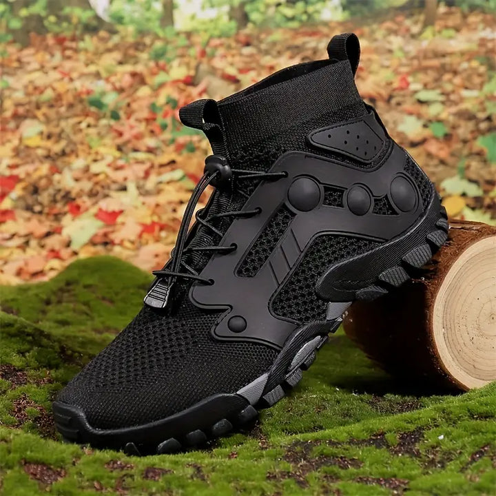 Barefoot Men's Shoes - TrailFlex-Black-5-State of Style