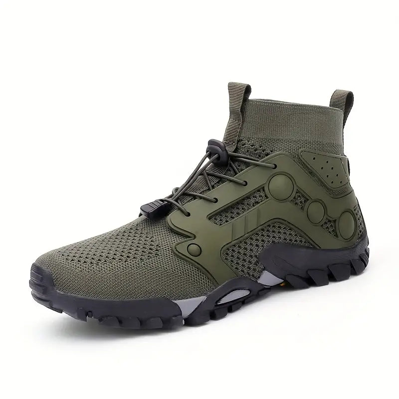 Barefoot Men's Shoes - TrailFlex-Olive green-5-State of Style