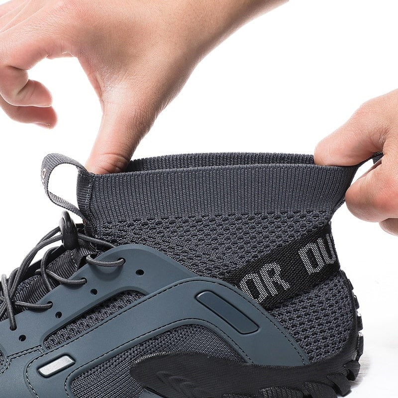 Barefoot sock shoes for men with non-slip sole – Maxim-Black-6-State of Style