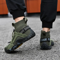 Barefoot sock shoes for men with non-slip sole – Maxim-Black-6-State of Style