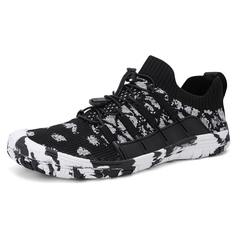 Barefoot sports shoes with non-slip sole - Auron-Black-3-State of Style