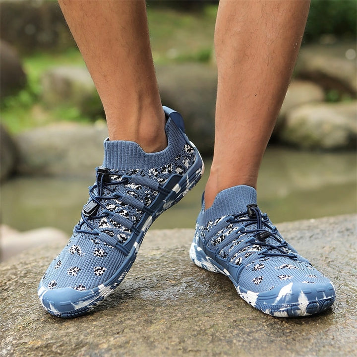 Barefoot sports shoes with non-slip sole - Auron-Black-3-State of Style